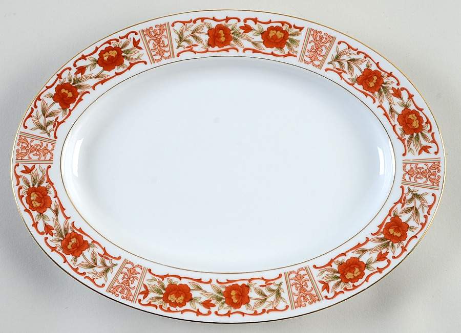 Sentiment 12" Oval Serving Platter by Berkeley House-1