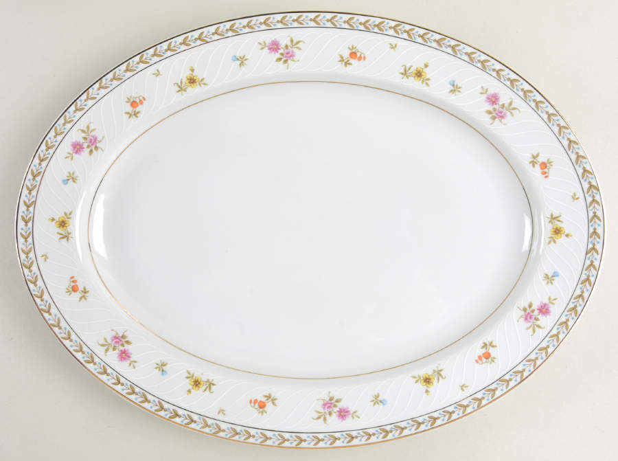 Venezia 14" Oval Serving Platter by Berkeley House-1