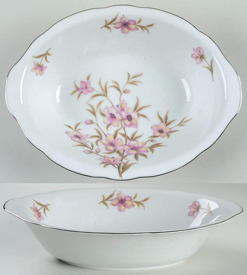 Allegro 10" Oval Vegetable Bowl by Bellaire-1