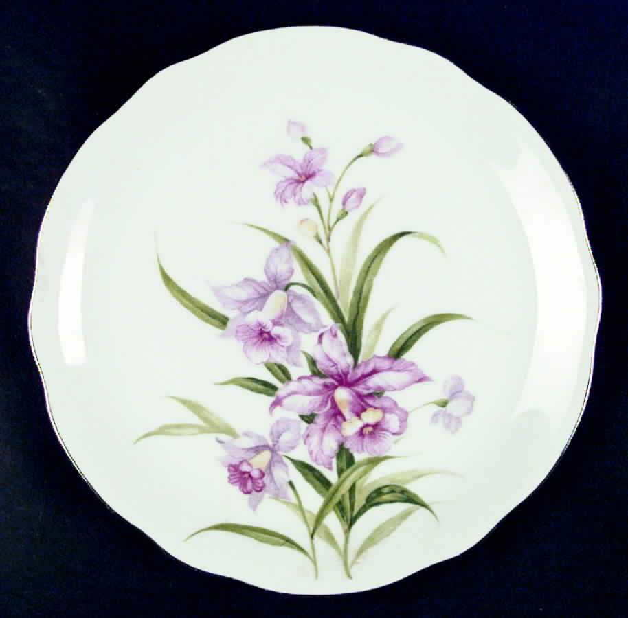 Orchid Dinner Plate by Bellaire-1