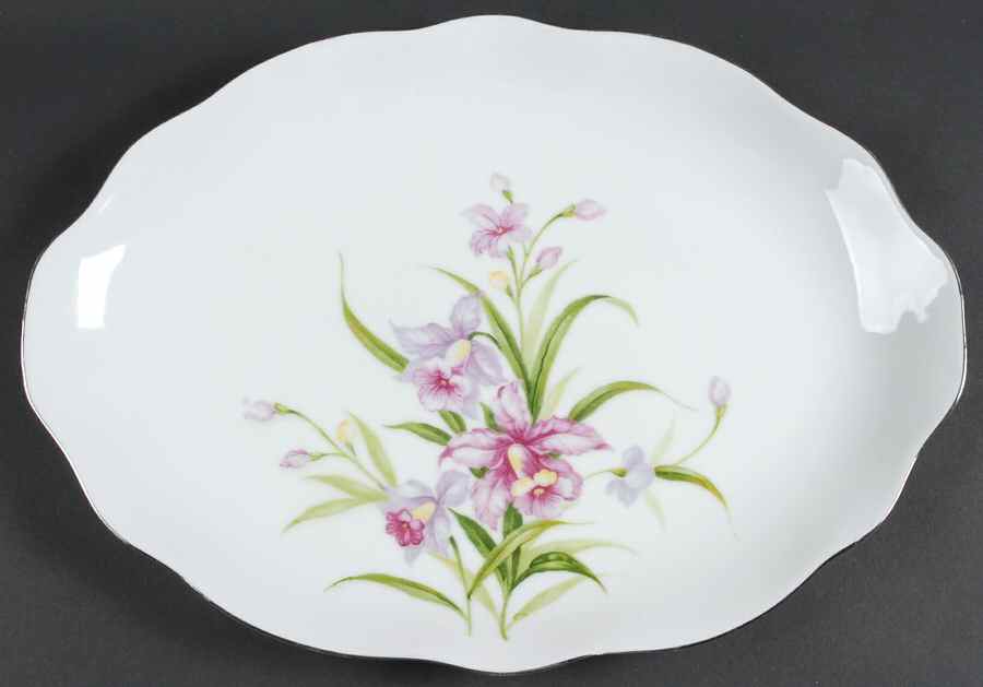 Orchid 16" Oval Serving Platter by Bellaire-1
