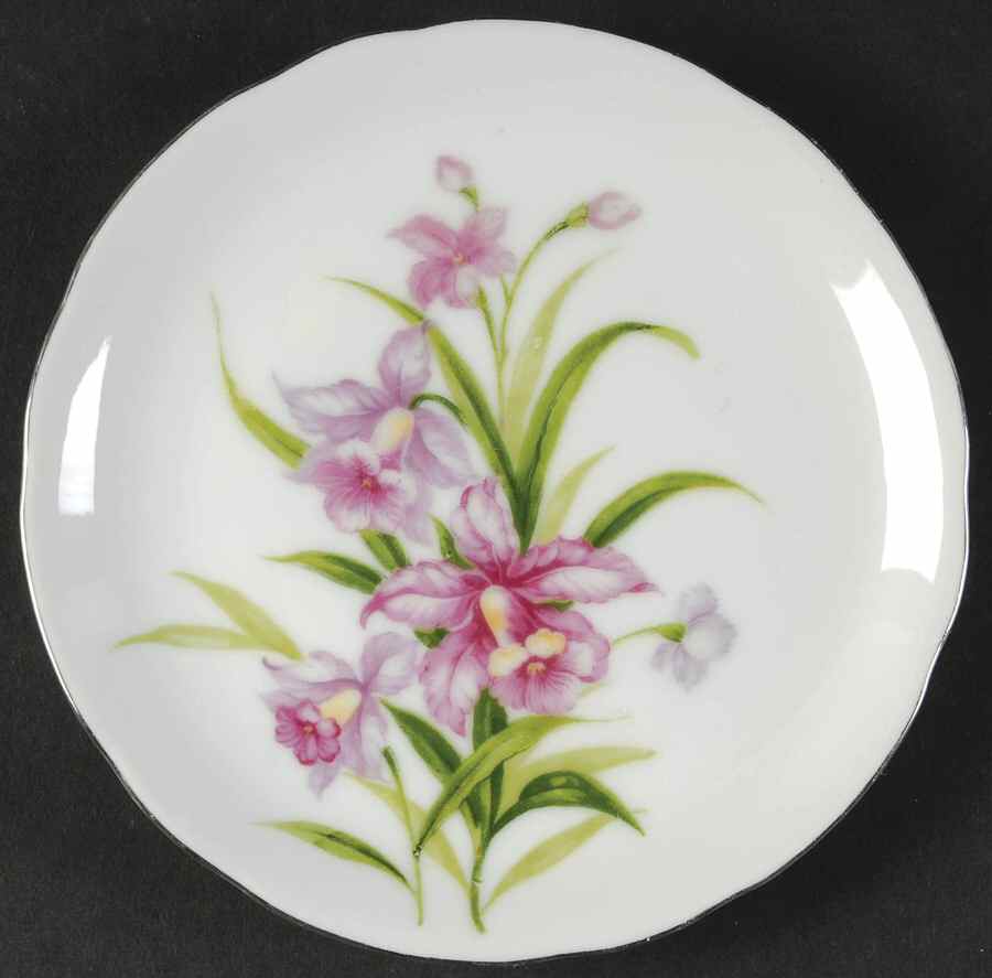 Orchid Bread & Butter Plate by Bellaire-1