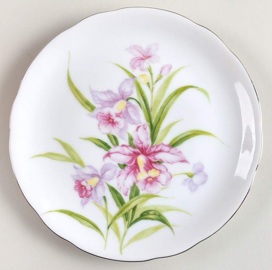 Orchid Salad Plate by Bellaire-1