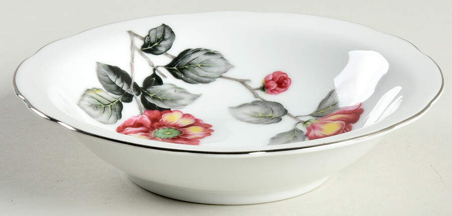 Peony Rim Fruit/Dessert (Sauce) Bowl by Bellaire-1