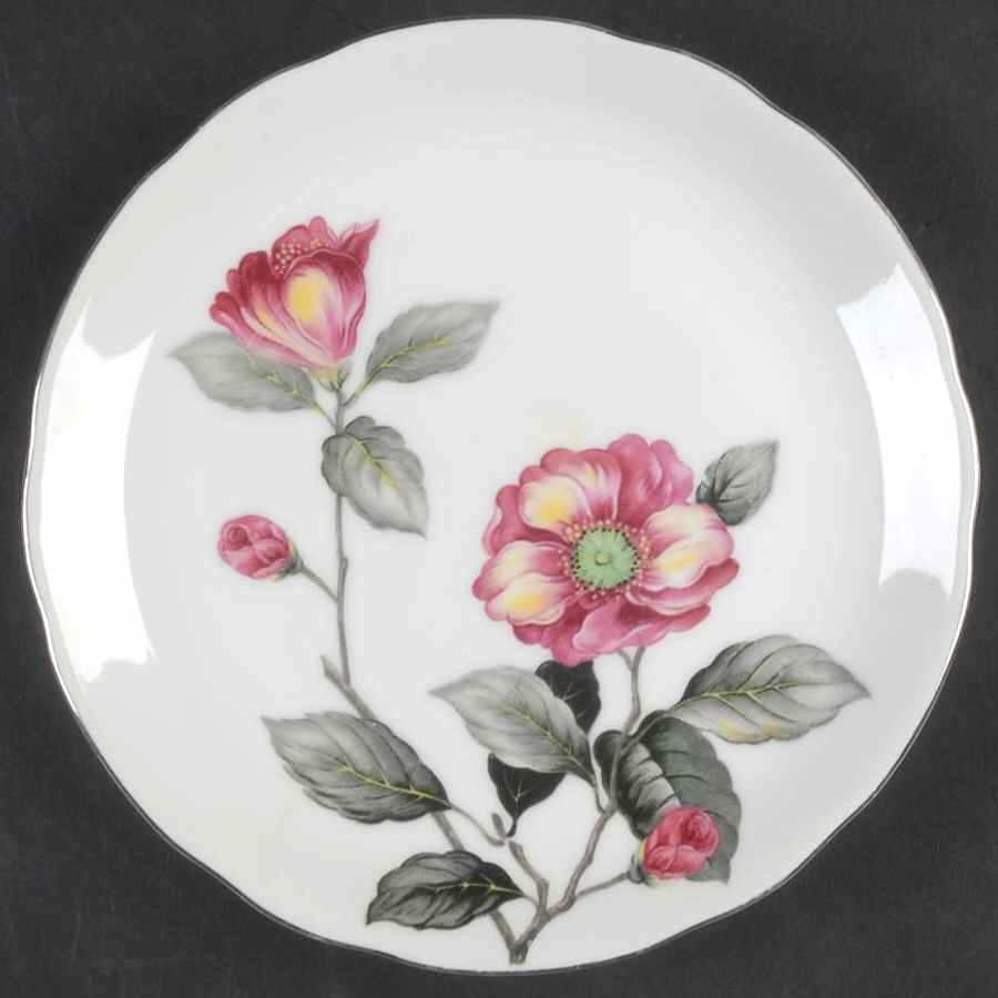 Peony Bread & Butter Plate by Bellaire-1