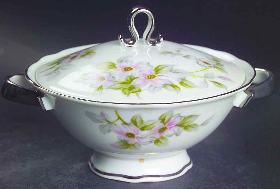 Trellis Sugar Bowl & Lid by Bellaire-1