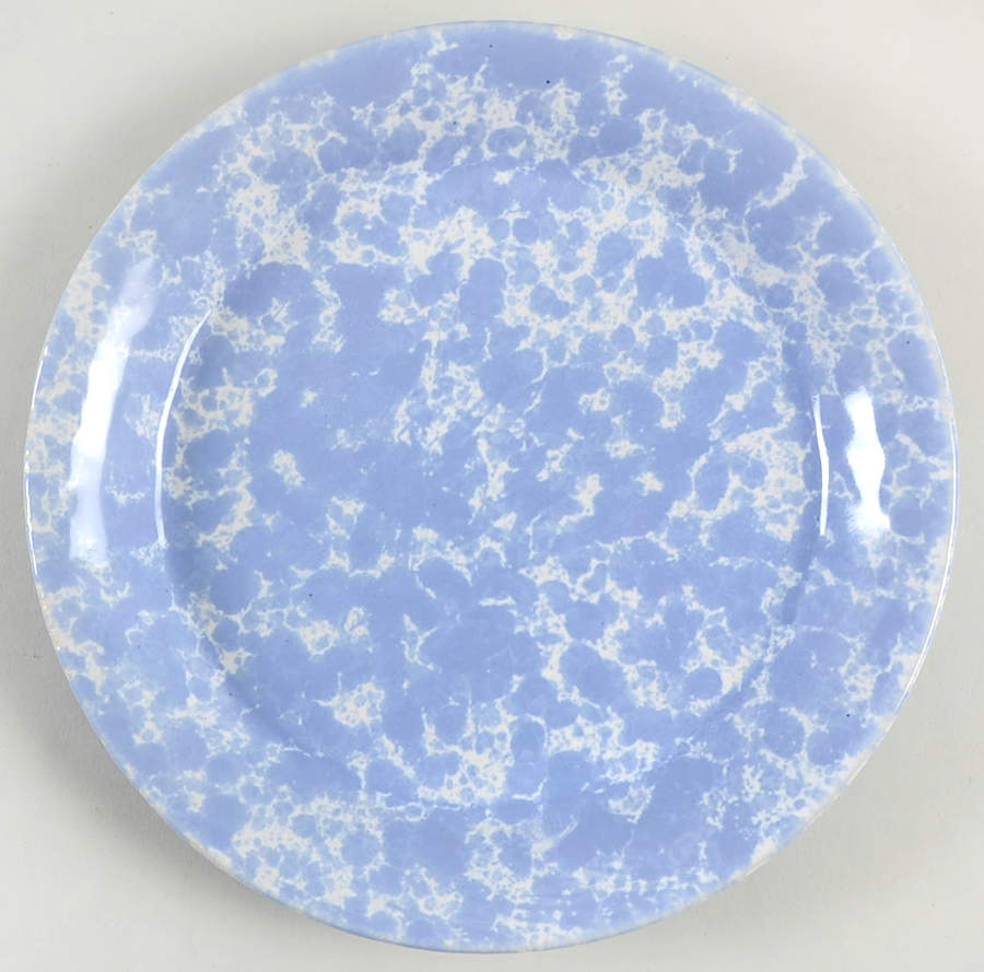 Agate Morning Glory Blue Salad Plate by Bennington Potters-1