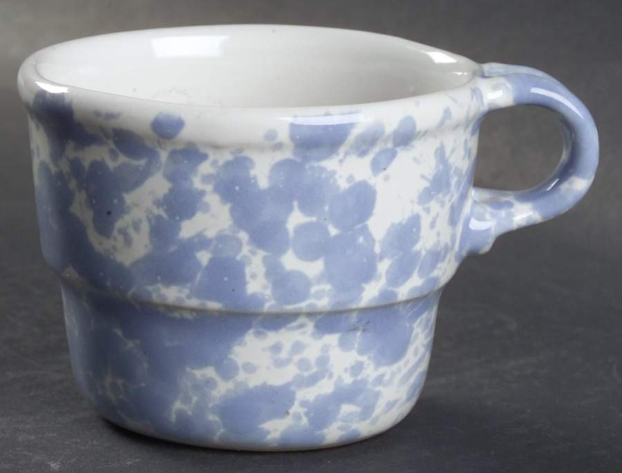 Agate Morning Glory Blue Stackable Mug by Bennington Potters-1