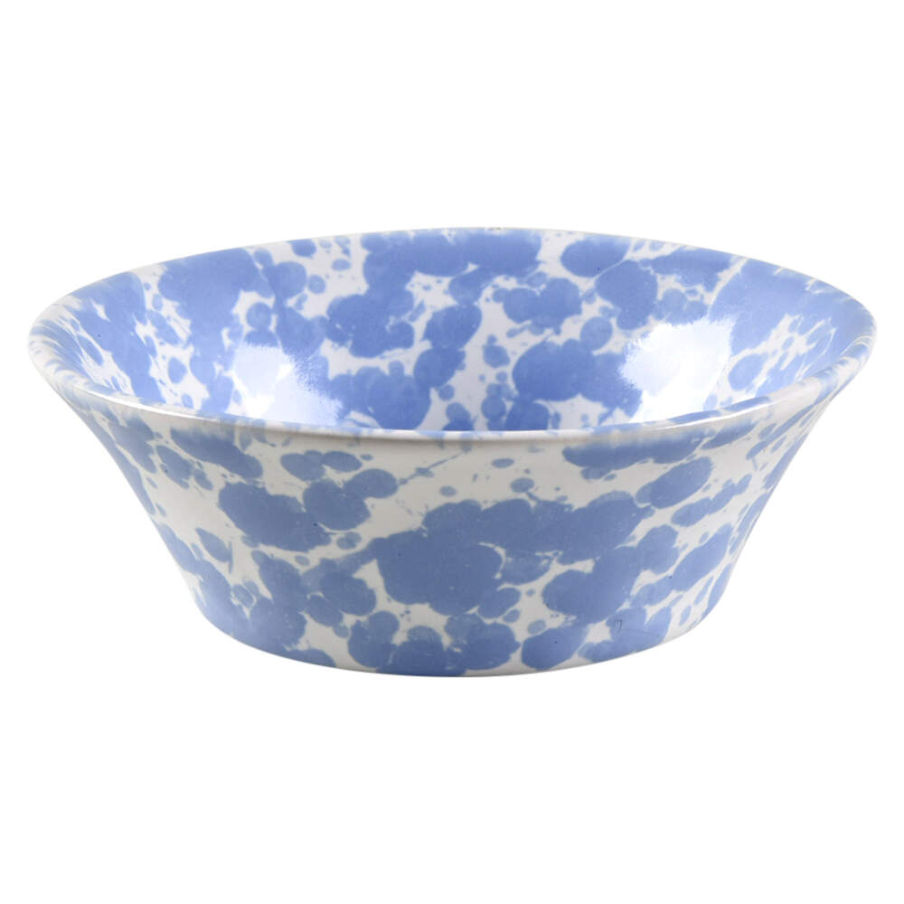 Agate Morning Glory Blue Coupe Cereal Bowl by Bennington Potters-1