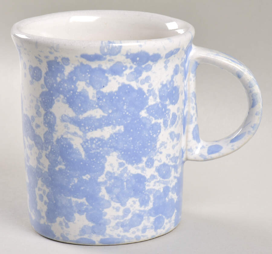 Agate Morning Glory Blue Mug by Bennington Potters-1