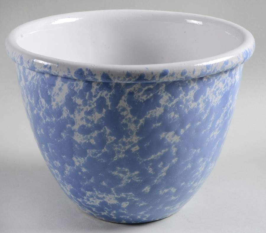 Agate Morning Glory Blue 9" Mixing Bowl by Bennington Potters-1
