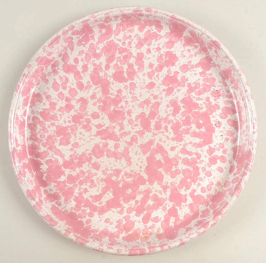 Agate Pink 12" Chop Plate (Round Platter) by Bennington Potters-1