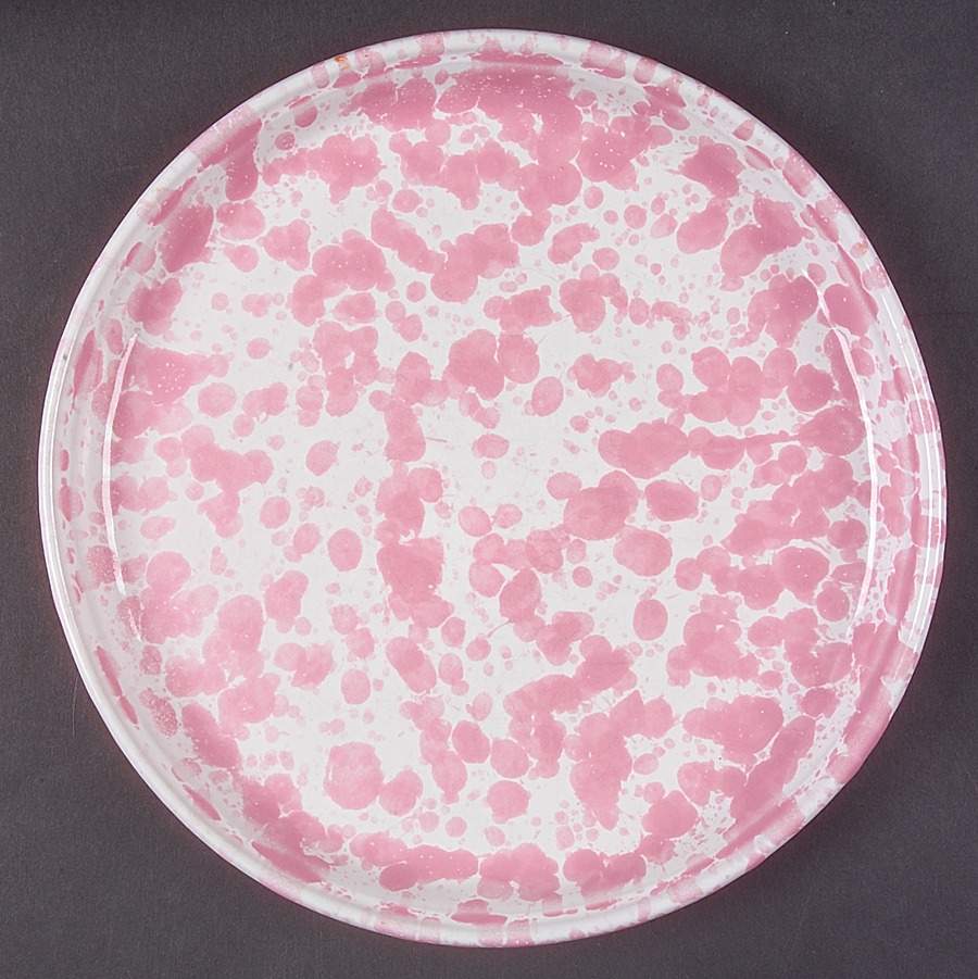 Agate Pink Dinner Plate by Bennington Potters-1