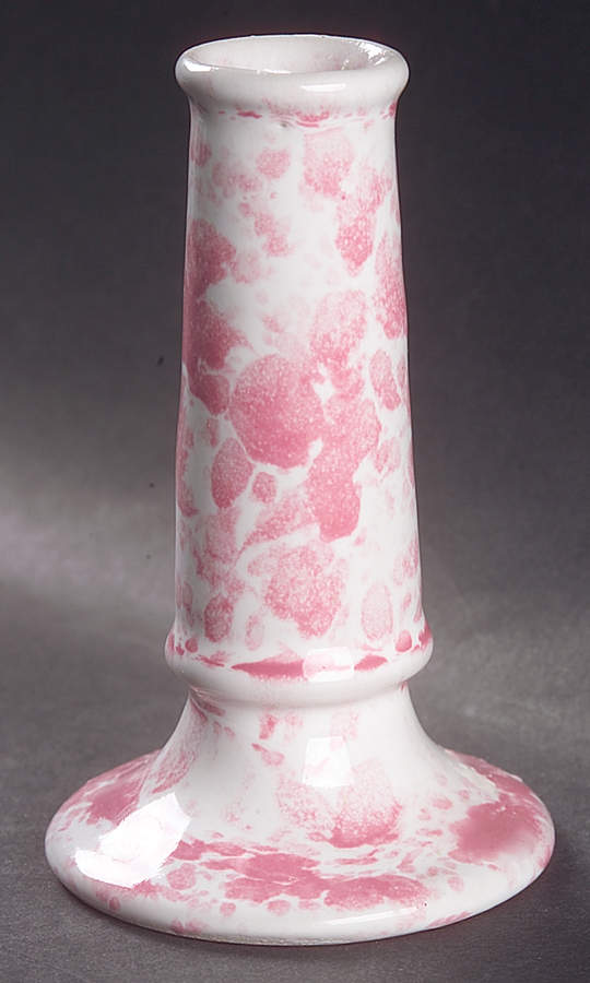 Agate Pink 5" Candlestick by Bennington Potters-1