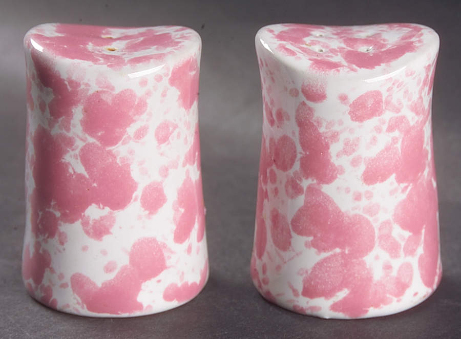 Agate Pink Salt & Pepper Set by Bennington Potters-1