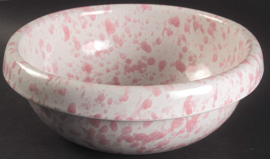 Agate Pink 10" Round Vegetable Bowl by Bennington Potters-1