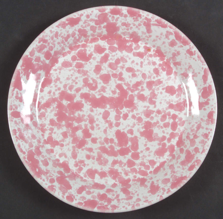 Agate Pink Luncheon/Salad Plate by Bennington Potters-1
