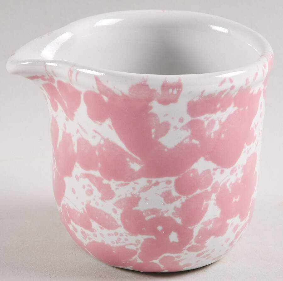 Agate Pink No Handle Creamer by Bennington Potters-1