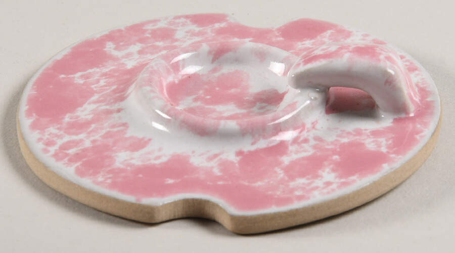 Agate Pink Lid for Teapot by Bennington Potters-1