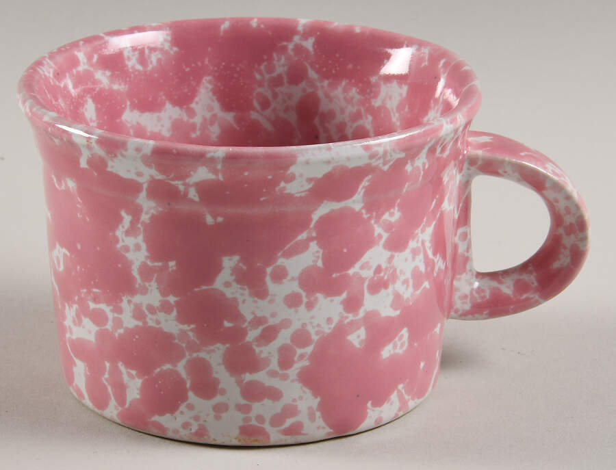 Agate Pink Flat Cup by Bennington Potters-1