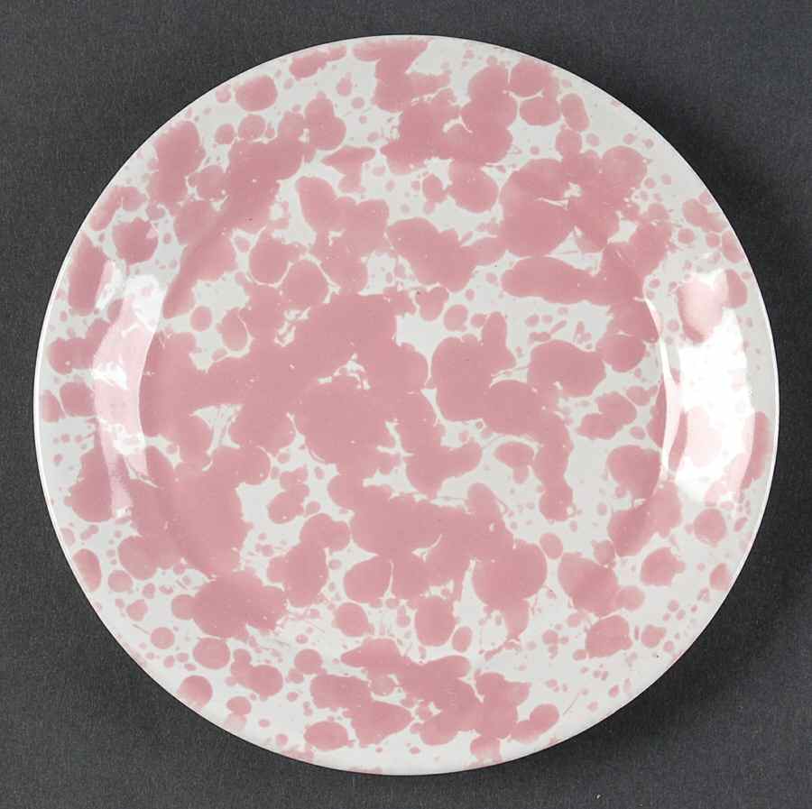 Agate Pink Bread & Butter Plate by Bennington Potters-1