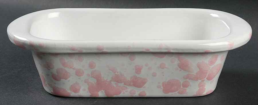 Agate Pink Loaf Pan by Bennington Potters-1