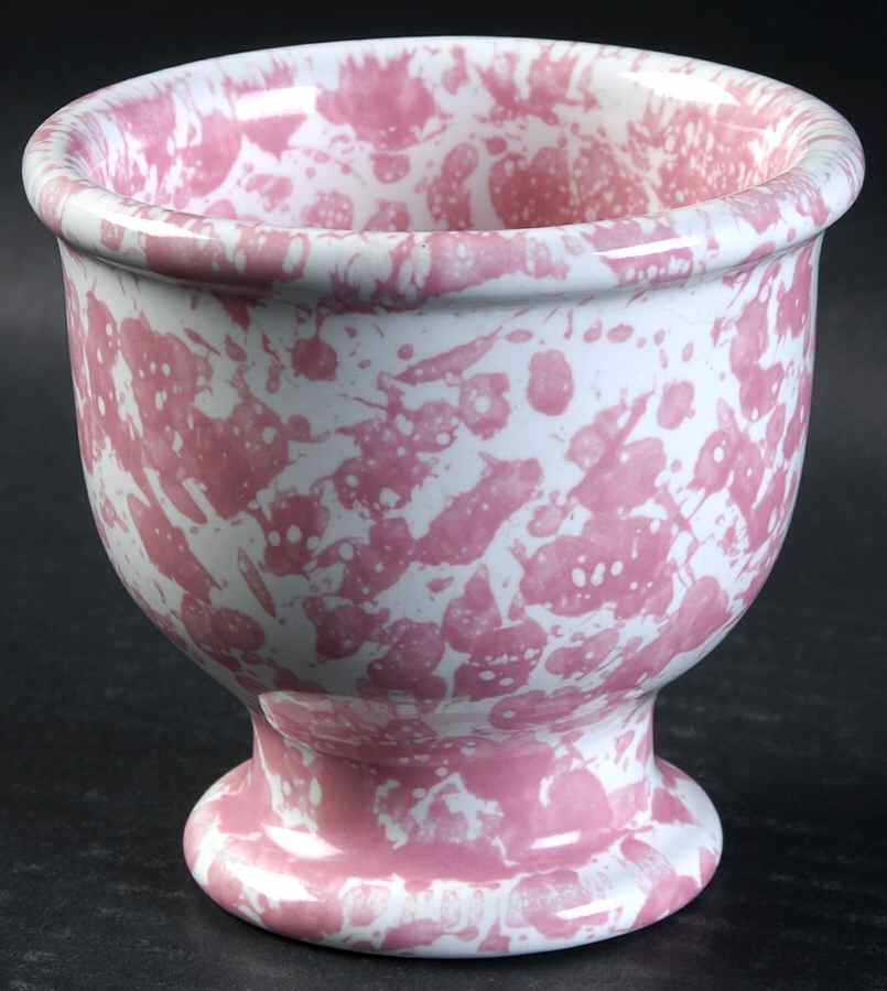 Agate Pink Double Egg Cup by Bennington Potters-1