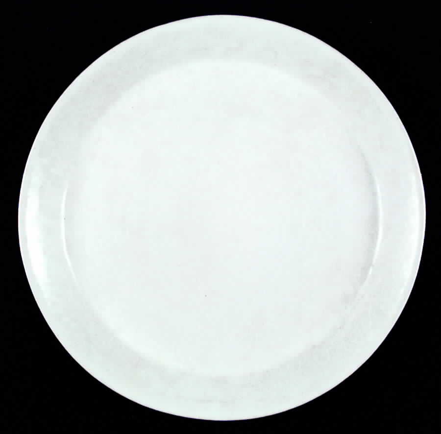 Agate White On White Dinner Plate by Bennington Potters-1