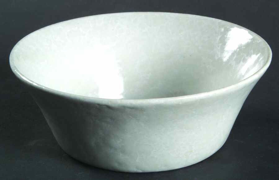 Agate White On White Coupe Cereal Bowl by Bennington Potters-1