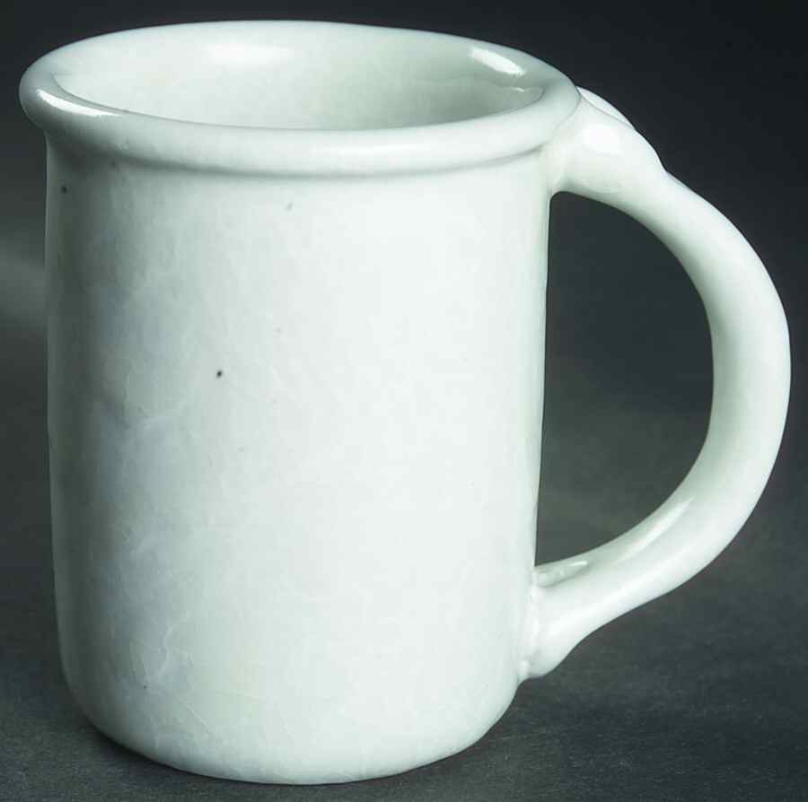 Agate White On White Mug by Bennington Potters-1