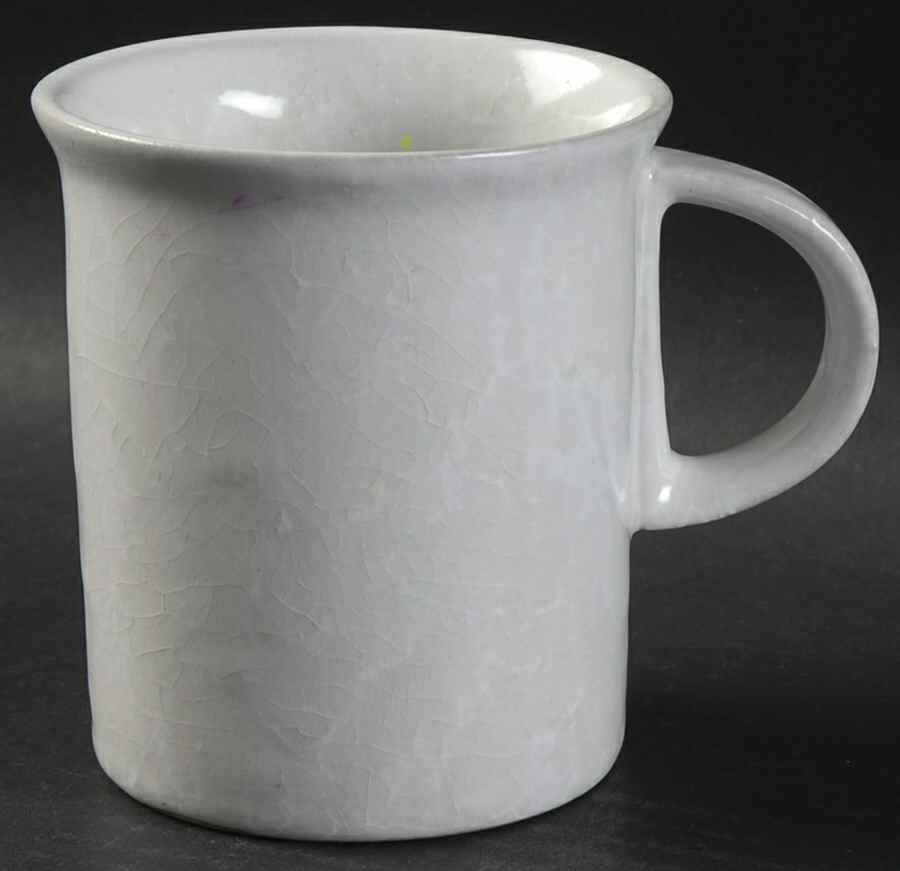 Agate White On White Mug by Bennington Potters-1