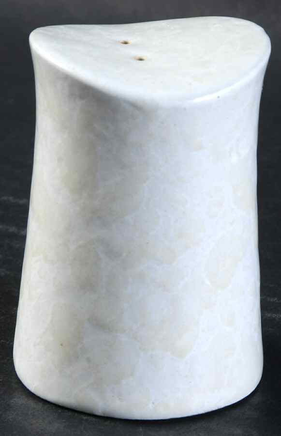 Agate White On White Salt Shaker by Bennington Potters-1
