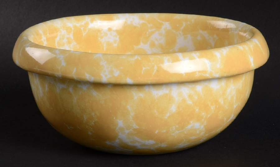 Agate Yellow (Morning Glory) Coupe Cereal Bowl by Bennington Potters-1
