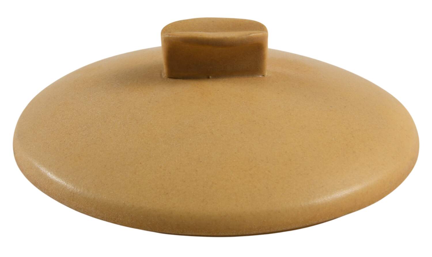 Tawny Lid for 2 Qt Round Covered Casserole by Bennington Potters-1