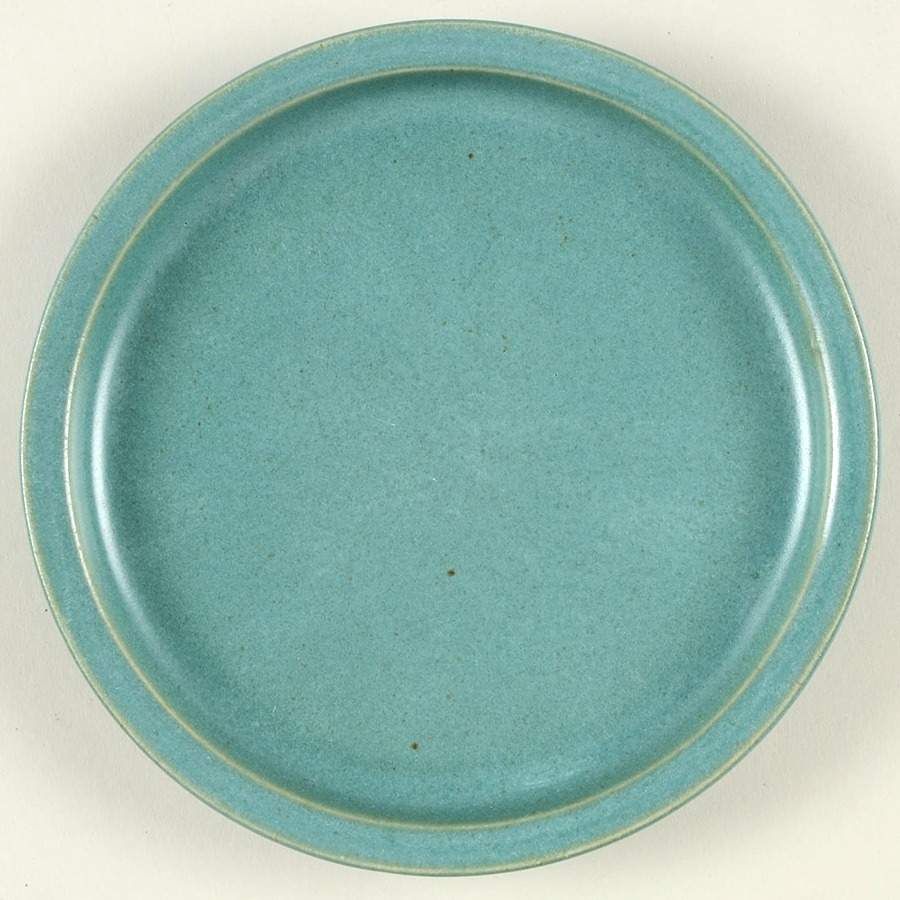 Vermont Green Bread & Butter Plate by Bennington Potters-1