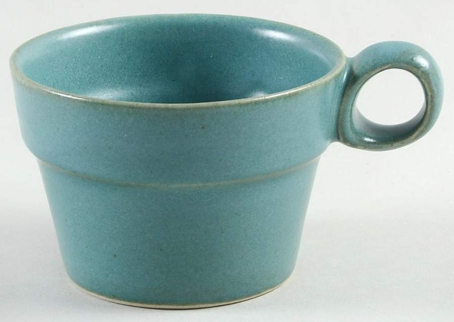 Vermont Green Flat Cup by Bennington Potters-1
