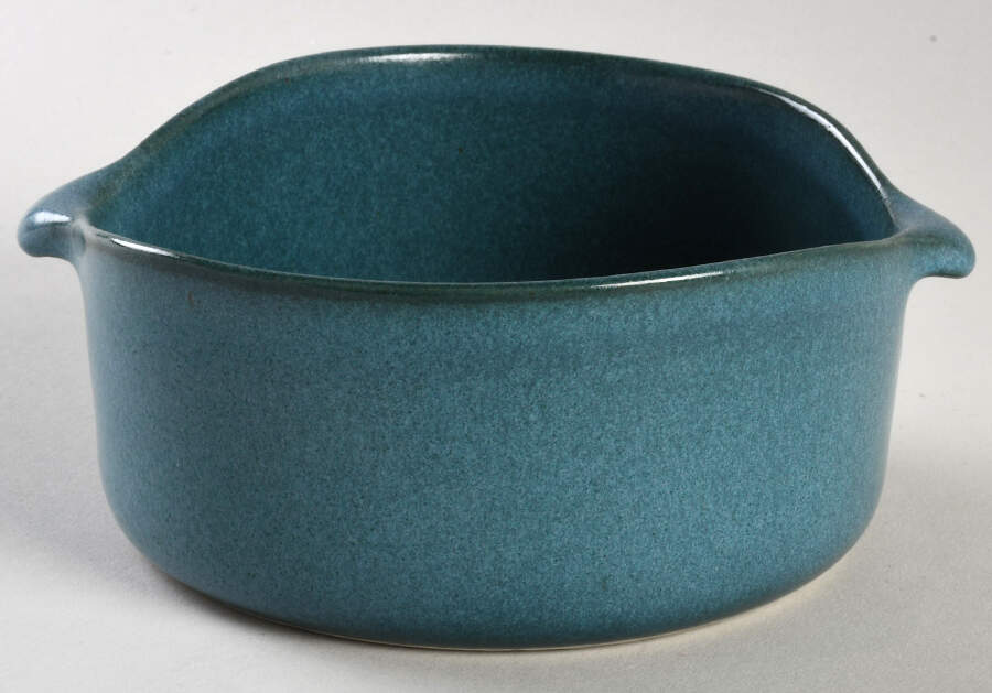 Vermont Green Lugged Soup Bowl by Bennington Potters-1
