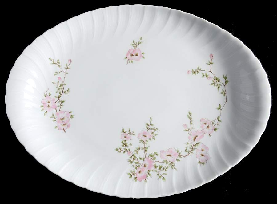 Amandine 15" Oval Serving Platter by Bernardaud-1