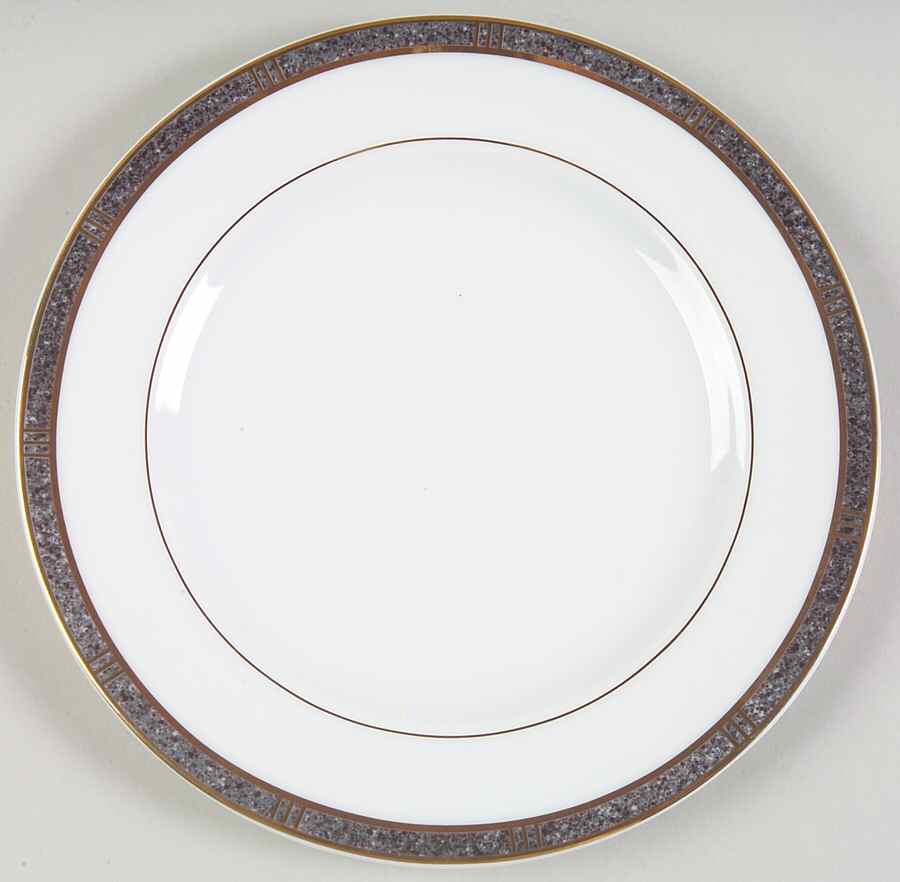 Antinea Anthracite Bread & Butter Plate by Bernardaud-1