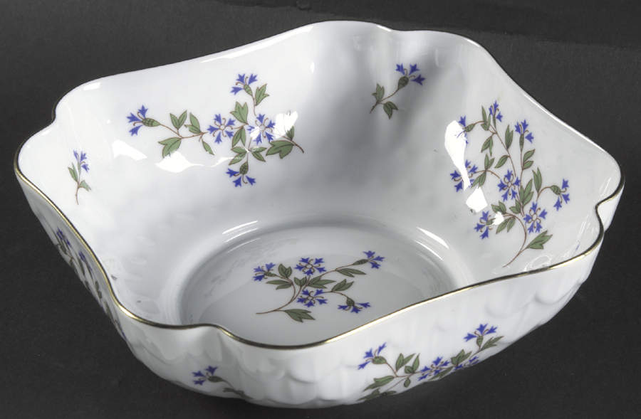 Bleuets Large Lobed Bowl by Bernardaud-1
