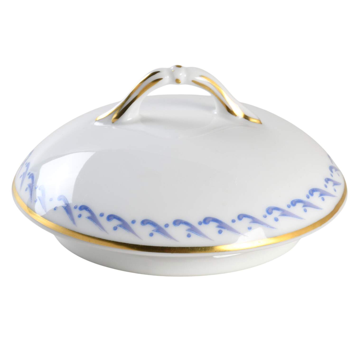 Chateaubriand Blue Lid for Teapot by Bernardaud-1