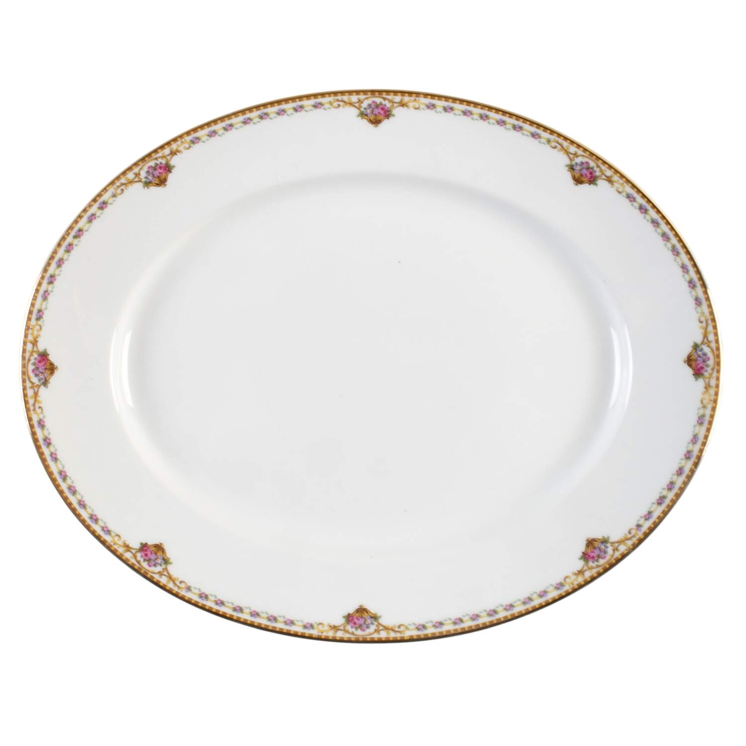 Chamberry 15" Oval Serving Platter by Bernardaud-1
