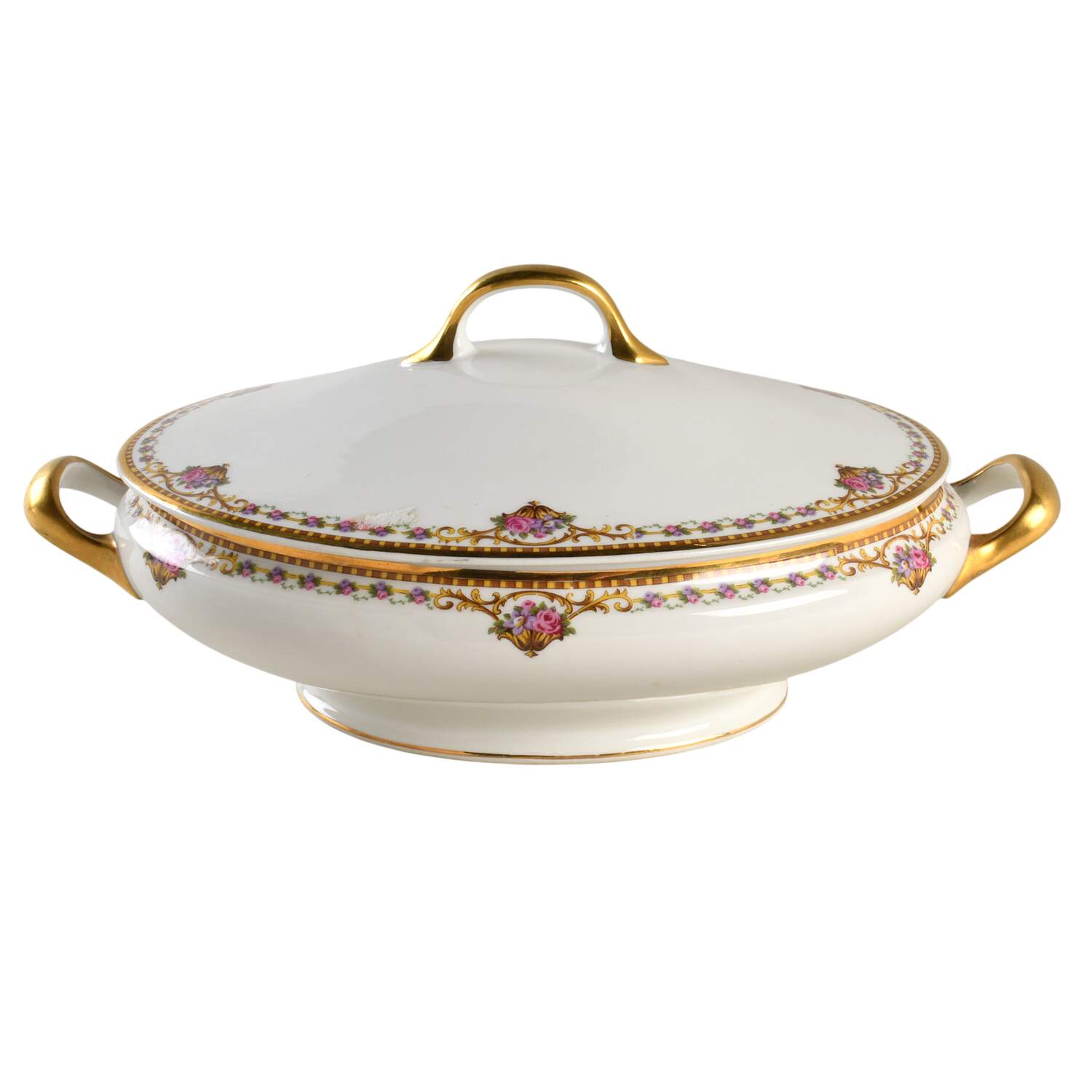 Chamberry Oval Covered Vegetable by Bernardaud-1