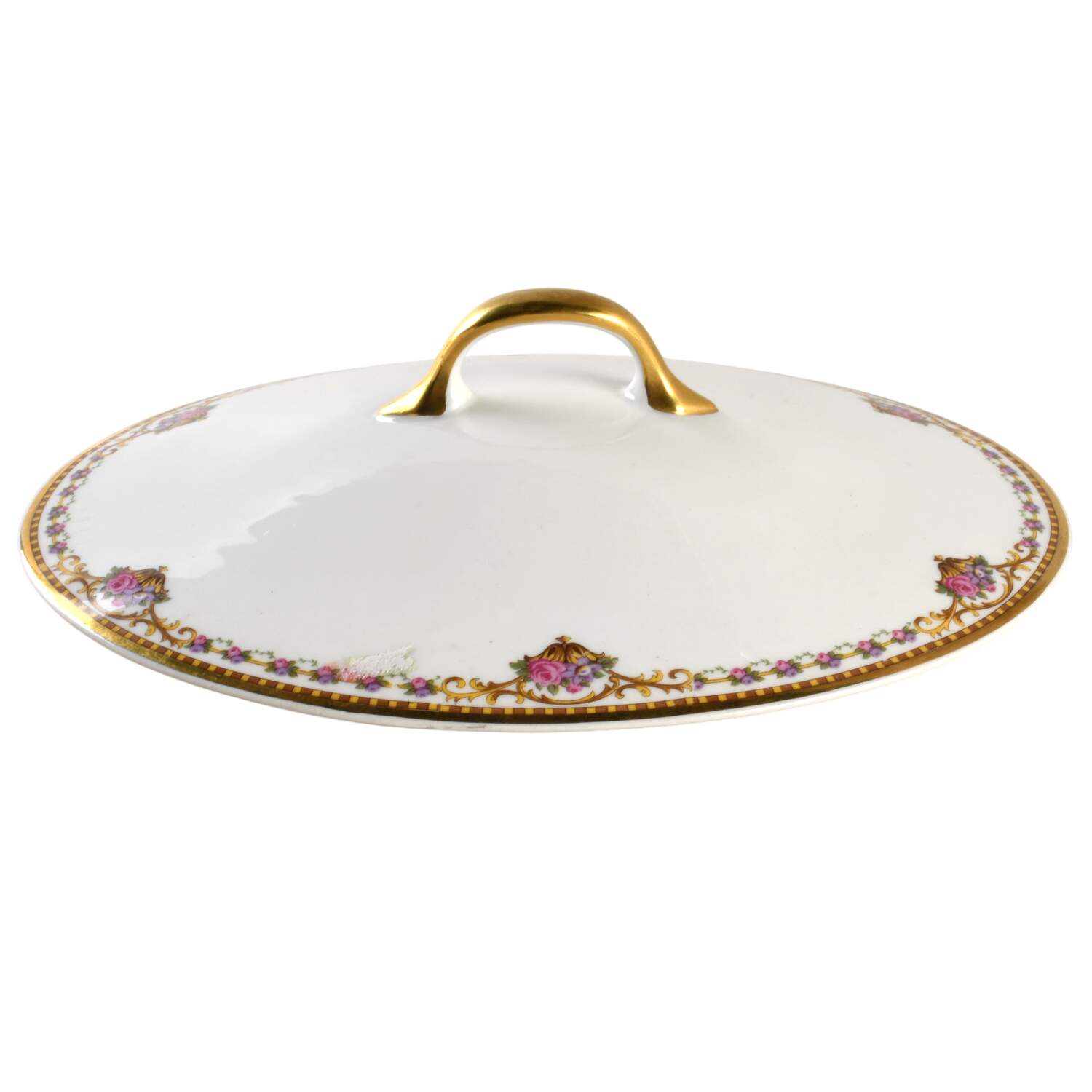Chamberry Lid for Oval Vegetable by Bernardaud-1