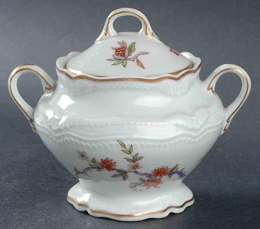 Dunois Sugar Bowl & Lid by Bernardaud-1