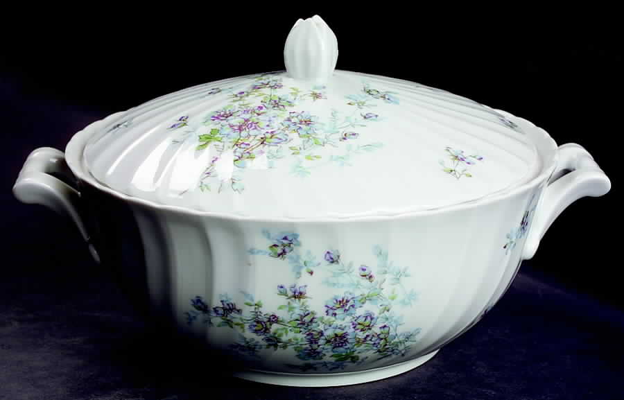 Gabrielle Round Covered Vegetable by Bernardaud-1