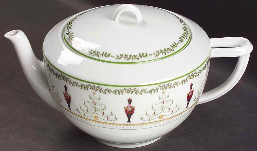 Grenadiers Teapot & Lid by Bernardaud-1