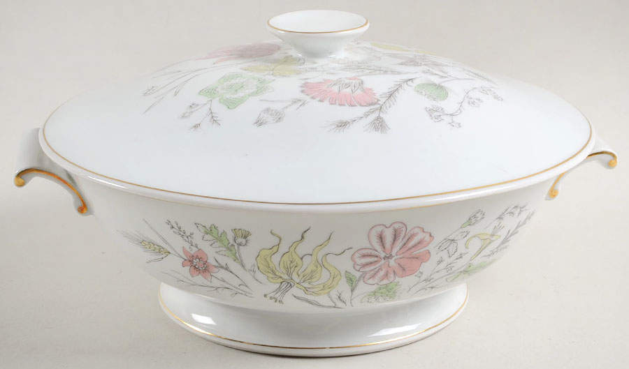 Irene Round Covered Vegetable by Bernardaud-1