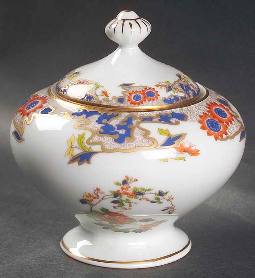 Karikal Sugar Bowl & Lid by Bernardaud-1