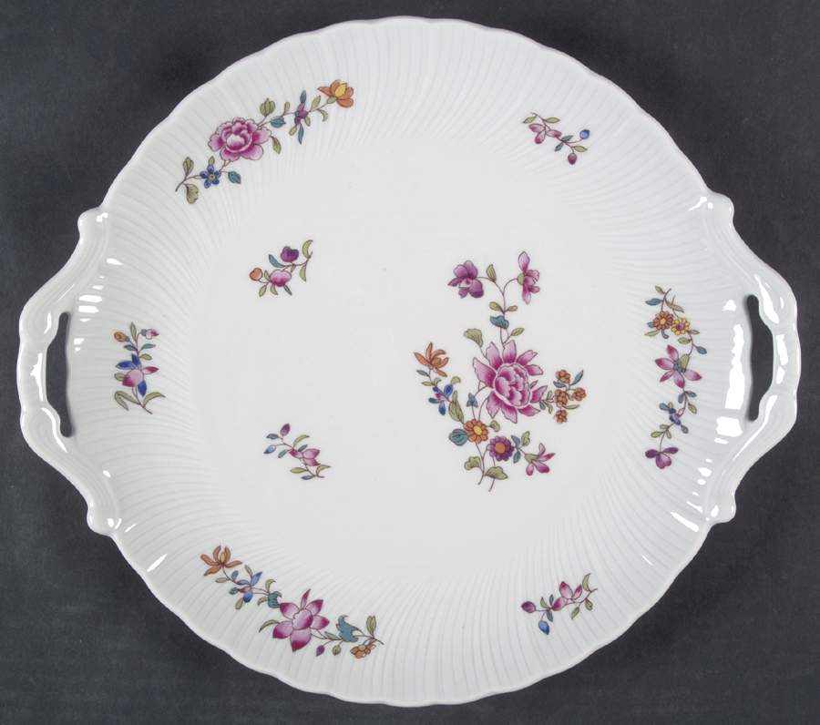 Lowestoft Handled Cake Plate by Bernardaud-1